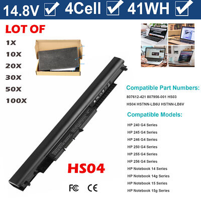 #ad 🧡LOT HS03 HS04 Battery For HP Spare 807957 001 807956 001 807612 421 HSTNN LB6U $9.99