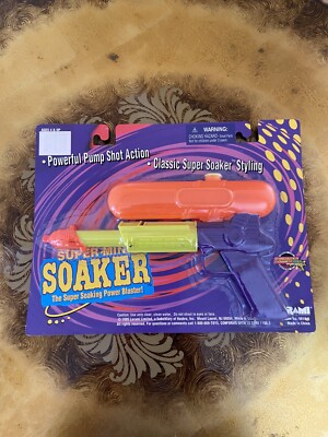 Vintage Super Soaker Mini Soaker Squirt Gun Pump Action New Toy Larami Summer