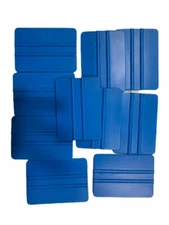 Window Tint Tools Auto Film  Scraper Installation wrap squeegee 10 pc Pack blue 