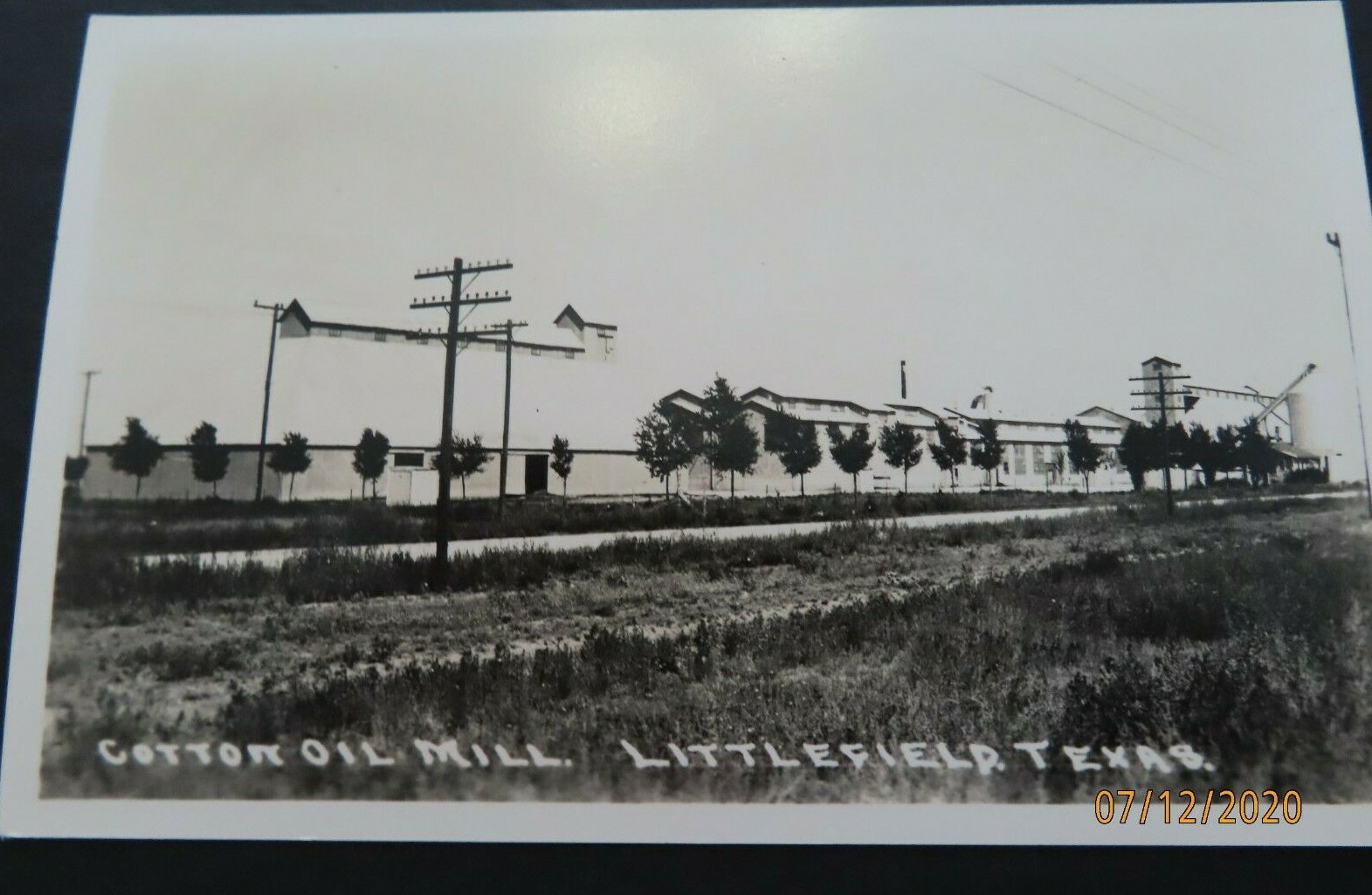 LITTLEFIELD TEXAS Cotton Oil Mill / REAL PHOTO / Vintage Postcard eBay