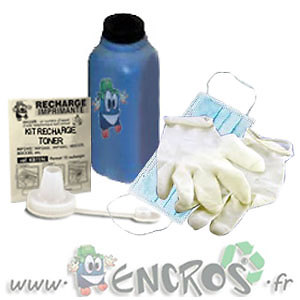 Recharge toner cyan pour Epson Aculaser C900 imprimante laser couleur