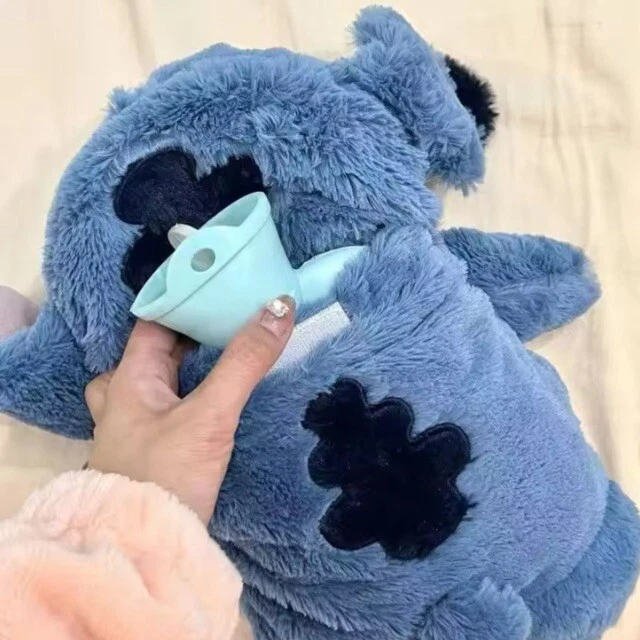 Peluche Disney Stitch Anime Stitch con botella de agua caliente bolsa terapia almohadilla térmica regalo Foto 4 de 4