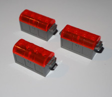 Lego ® Lot 3 Coffre Trésor Metal & TRS Orange Treasure Chest Container 4738 NEW