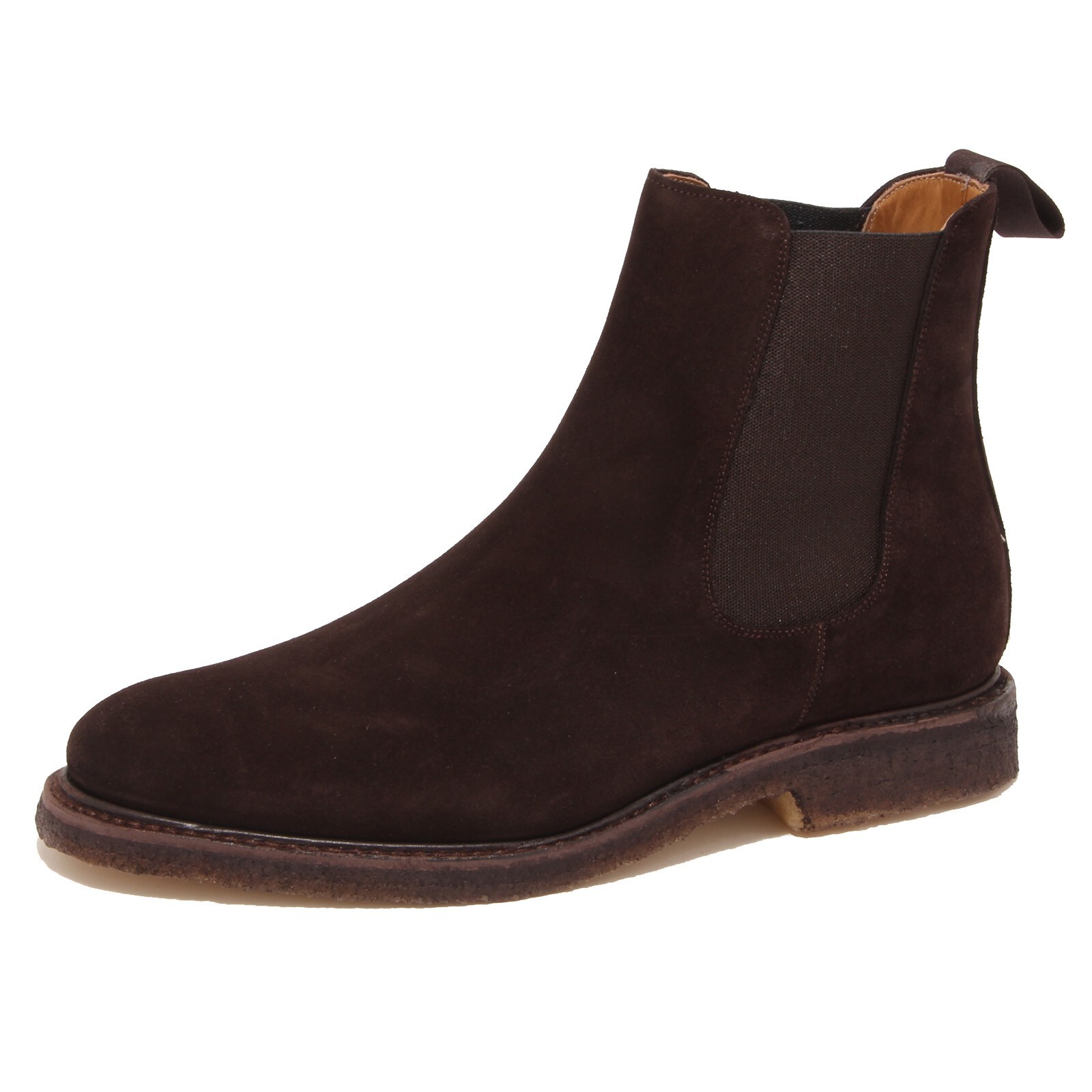 2089P polacchino uomo CORDWAINER JEROME замшевые коричневые марроновые туфли мужские ботинки