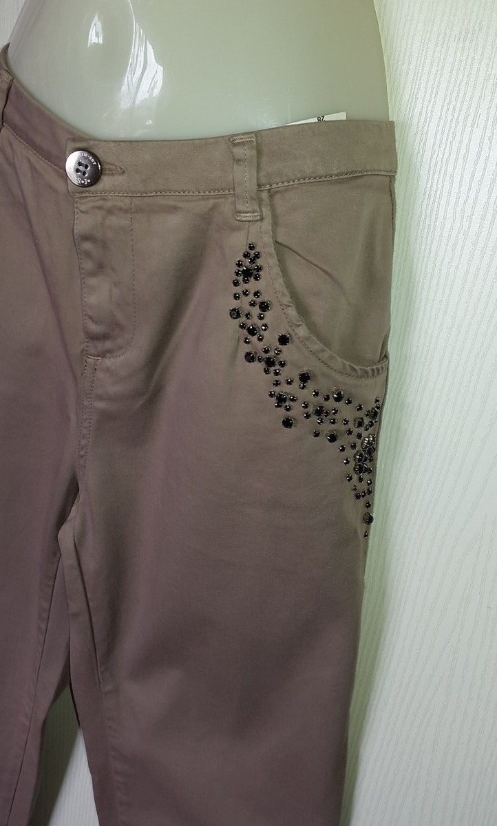 Jean Slim Fit Twin-Set Siona Barbieri - Taille 28 - Neuf Avec étiquettes - Couleur Prune