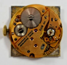 Vintage Elgin Manual Wind 17J 874 Wrist Watch Movement lot.t