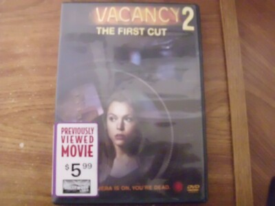 Vacancy 2 The First Cut Agnes Bruckner David Moscow DVD In A Blockbuster Case .