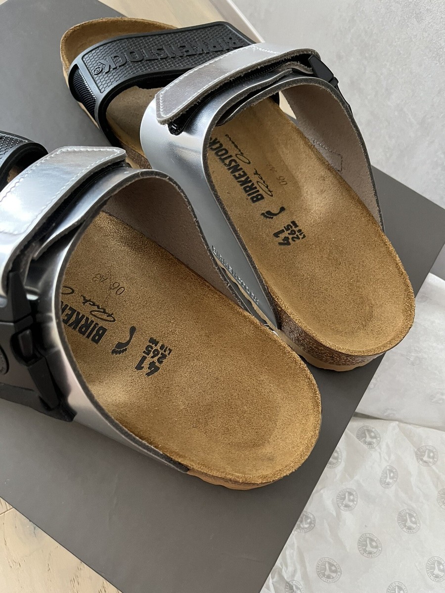 NEW Rick Owens Rotterdam Combo Black Silver Size 41 Birkenstock | eBay