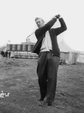 British Ryder Cup Golfer Bernard Hunt Hartsbourne Country Club Her- 1957 Photo