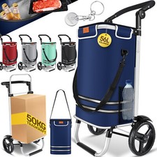 KESSER&reg; Einkaufstrolley klappbar Einkaufsroller Einkaufswagen + Tasche K&uuml;hlfach