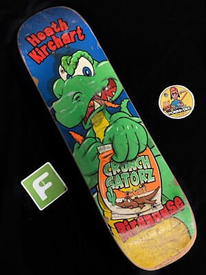SUPER RARE Heath Kirchart Gator Birdhouse Skateboard Deck VINTAGE