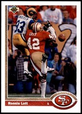 Ronnie Lott #355b 1991 Upper Deck