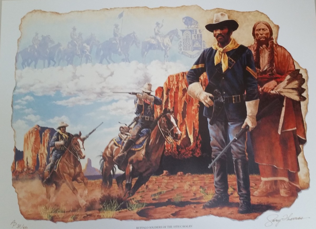 Buffalo Soldier Art Print 