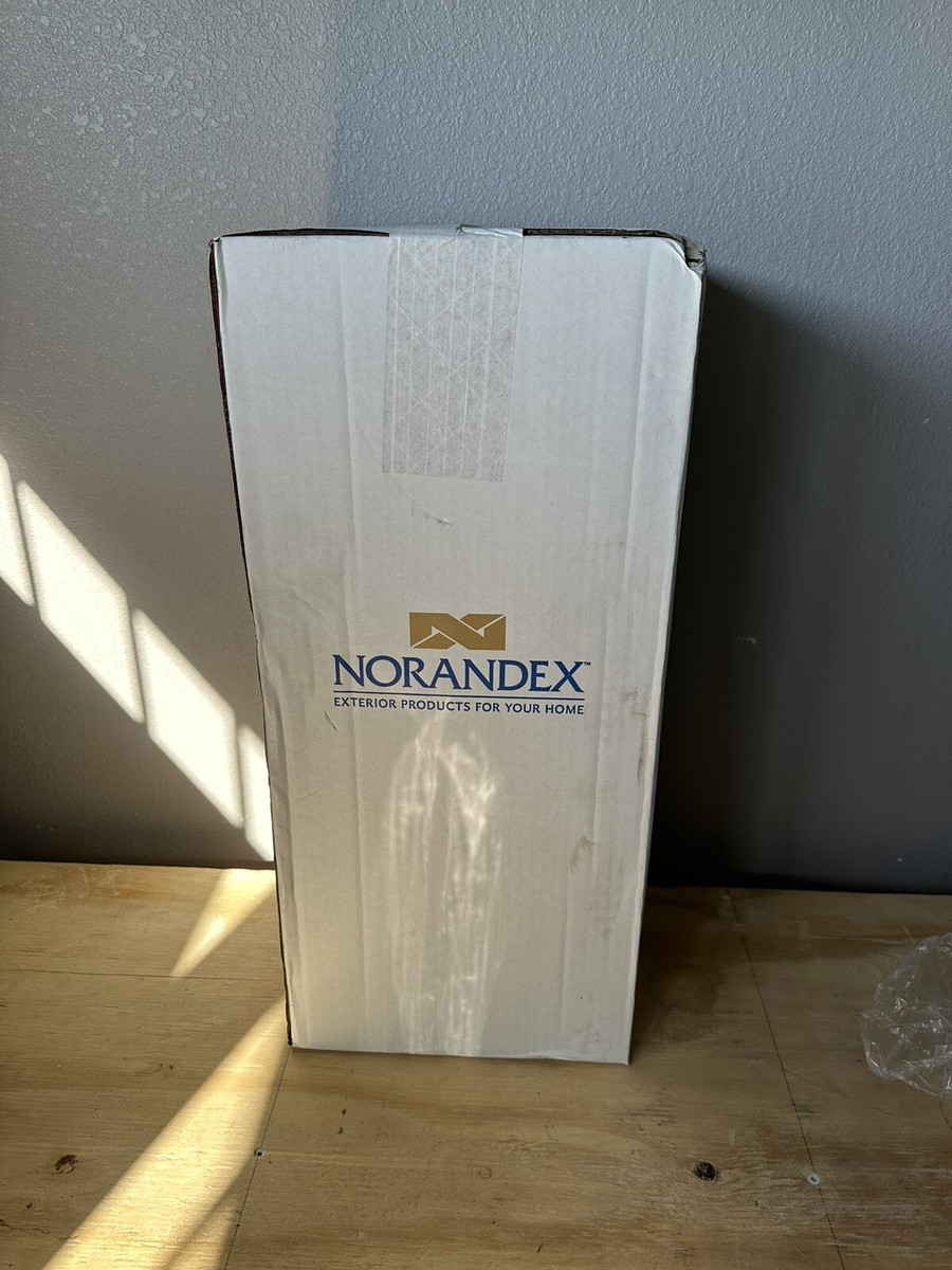 Norandex NX 280 White 24 In. X 50 Ft. White Painted Aluminum Trim