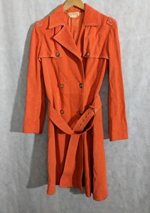 michael kors suede trench coat