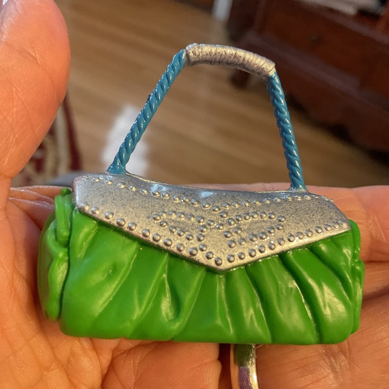 Mattel My Scene Barbie Tropical Bling Chelsea Doll Replacement Green Purse