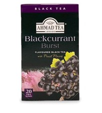 Ahmad Tea's Blackcurrant Burst Flavored Black Tea Bags - 20 count 1.42 OZ