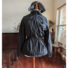 Giorgio Morandi Hooded Reversible Cinched Waist Jacket Sz S