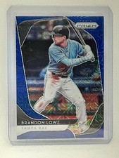 Brandon Lowe 2020 Panini Prizm Baseball - BLUE MOJO (146/175) - Tampa Bay Rays