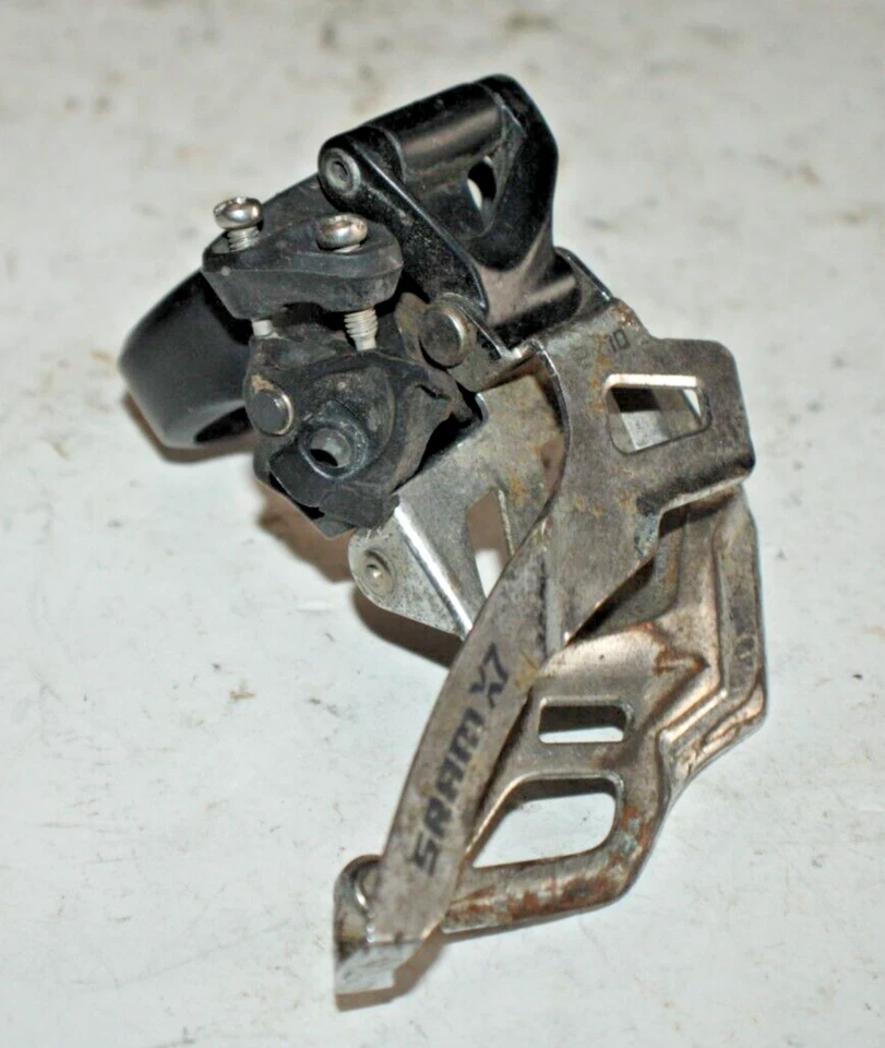 SRAM X7 Double Front MTB Derailleur TopPull 36-38T 66-69° Direct Mount Ships USA - Image 2 of 4