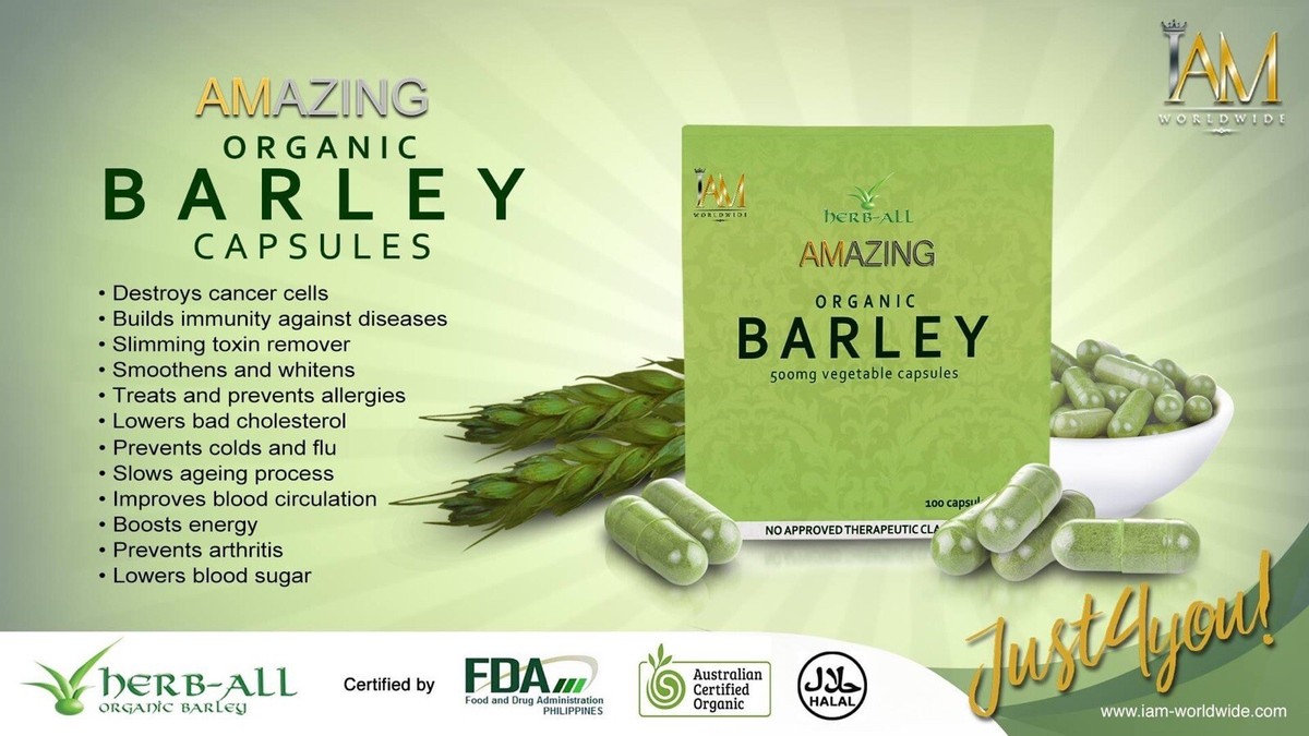 Amazing Pure Organic Barley Capsule(new Packaging) | eBay