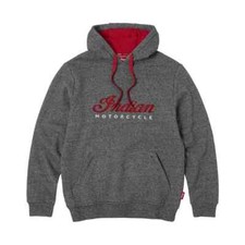 Indian Motorcycle Men's Logo Headdress Hoodie, Gray | 2864931