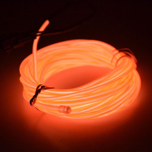 1M/ 2M/ 3M/ 4M/ 5M EL-Draht Neon Leuchtschnur Wire mit Steuerung Strobe Party - Bild 7 von 12