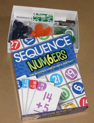 Sequence Numbers Math Game of Add & Subtract - 2008 Jax Ltd  ... Complete & Nice