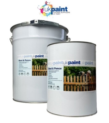 UK PAINT - Schuppen- und Zaunfarbe - 20L - dunkelbraun