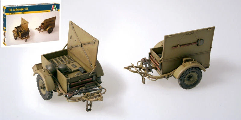 Sd. Anhanger 51 Plastic Kit 1:35 Model ITALERI - Immagine 2 di 2
