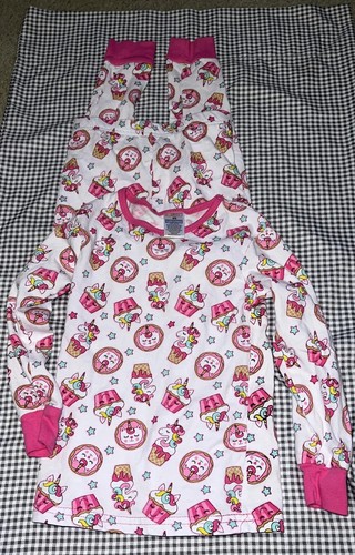 Swegles 100% Cotton Size. 4-5 Cotton Unicorn and Cupcakes Pajamas NWOT - Picture 1 of 13