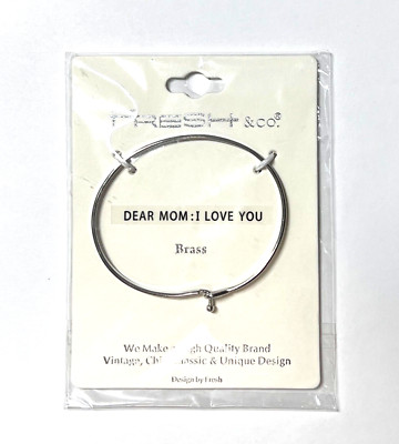 Mom, I Love You Inspirational Bracelet -  Mother's Day Gifts!