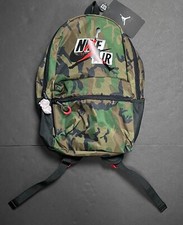 NIKE BOY'S - JUMPMAN CAMO BACKPACK - CAMO GREEN 9A0381 650