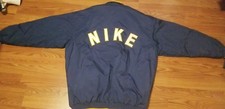 VTG 90'S NIKE THICK FLEECE LINED SPELL OUT JACKET MEN'S SZ M OG HIP HOP JORDAN
