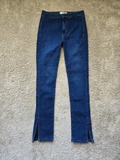 Free People We The Free slit skinny jeans blue womens 28