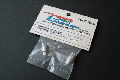 GPM Silber Leichtmetall Vorderrad Welle für 4wd XMods Street Evolution - XME039F/4WD