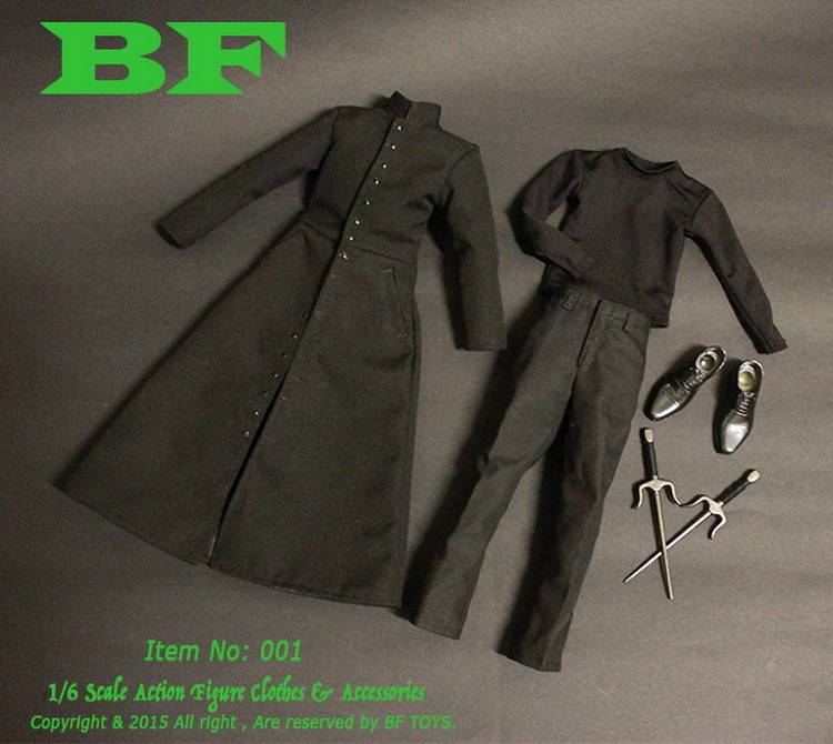 1/6 THE MATRIX NEO Clothing Accessories Kit Sets F 12