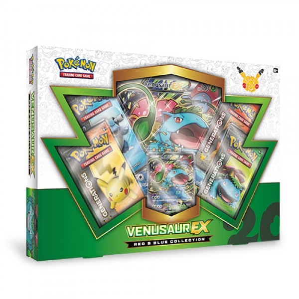 Pokemon 20th Anniversary Red & Blue Venusaur EX Collection Pokemon 20th Anniversary Red & Blue Venusaur EX Collection