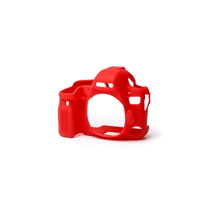 Protection silicone pour Canon 6D MK II rouge housse coque reflex