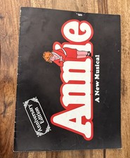 1977 Annie a New Musical Anniversary Edition Souvenir Program Brochure Playbill