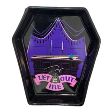 Disney Haunted Mansion Trinket Tray Let Me Out Coffin Disney Parks NWT Goth