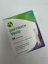 One Touch Verio 25 Test Strips  Expiration 03/2026 