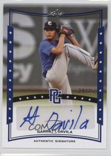 2014 Leaf Perfect Game Showcase Auto Blue 24/25 Garrett Davila #A-GD1 Auto 0b2