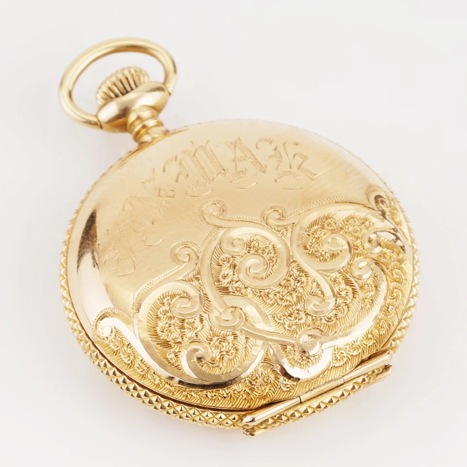 Waltham American Pocket Watch 6/0s Circa 1901 Limited Production in 14KYG - Image 4 of 4