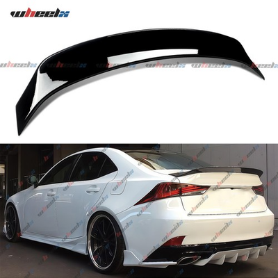 #ad #ad FOR 2014 2020 LEXUS IS200t IS250 IS350 AR STYLE GLOSS BLACK TRUNK SPOILER WING $66.01