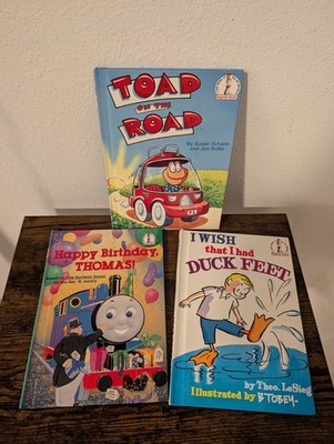 Dr Seuss books, 3 Books, Early Readers: HBThomas, Toad on the Road, I Wish Duck 