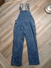 Vintage Big Ben Overalls Men 36 27 Blue Bell Denim 80s USA Workwear shrunk