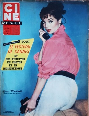Kino REVUE Magazin MAI 1957 ELSA MARTINELLI / GEORGES BRASSENS