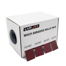 Emery Cloth Roll, Sandpaper Roll, 120 180 360 600 Grits Abrasive Paper, Assor...