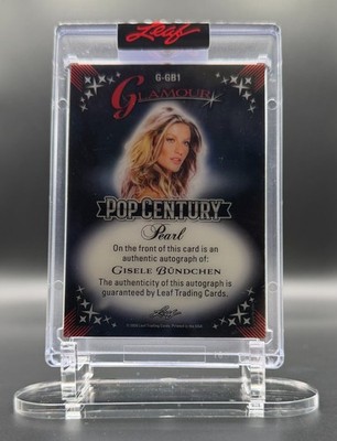 2026 Leaf Pop Century Pearl Gisele Bundchen Auto Autograph #d 1/1
